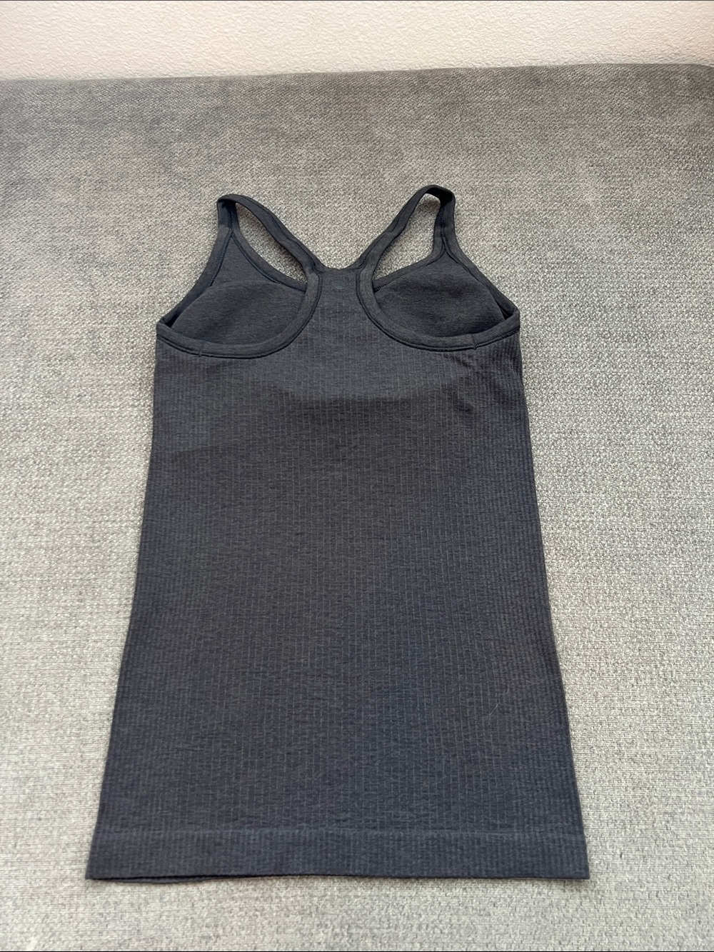 lululemon athletica Black Ribbed Racerback Tank - Picture 2 of 4